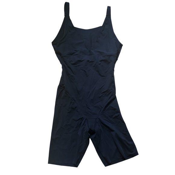Maidenform Other - Maidenform Black Shapewear Bodysuit Straps Womens Size Large Shorts Goth